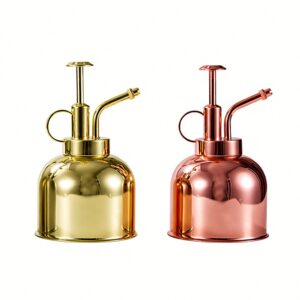 300ml Watering Can Nordic Style Pressing Nozzle  Garden Sprayer Pot Succulent Plants Flower Brass Watering Pot